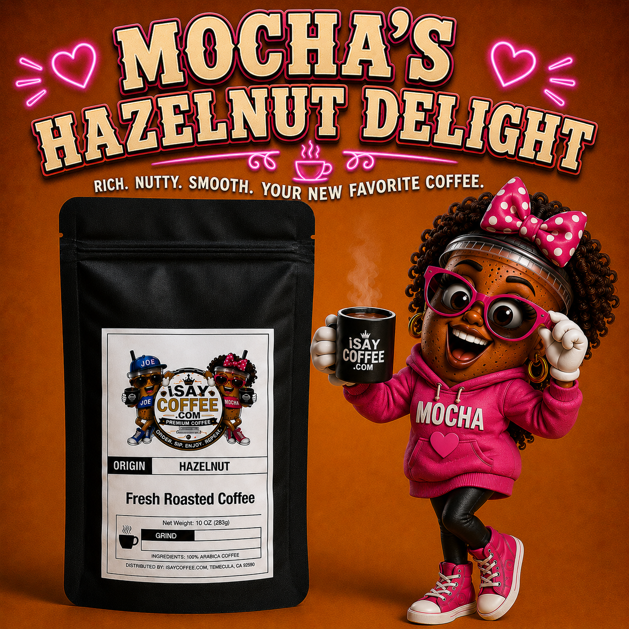 Mocha's Hazelnut Delight 🌰