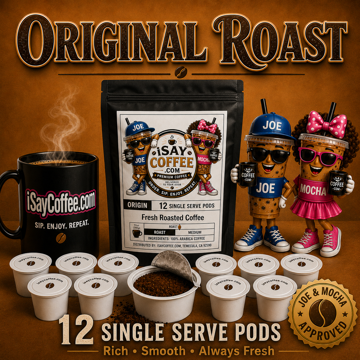 12 Pack Single Serve Coffee PODS🔥